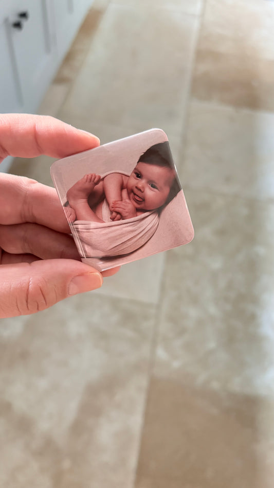 Personalised Photo Fridge Magnets – Set of 24