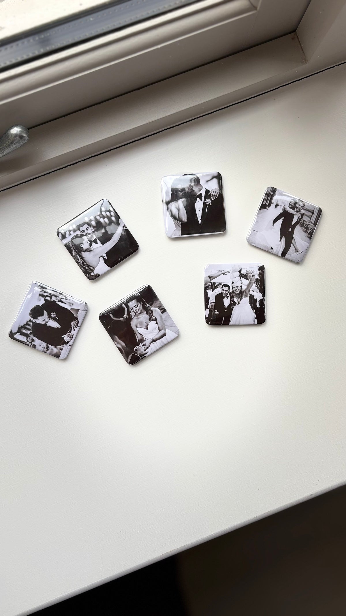 Personalised Photo Fridge Magnets – Set of 24