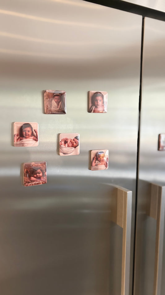 Personalised Photo Fridge Magnets – Set of 6